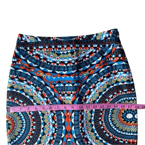Tabitha Olmeda Anthropologie Geometric Tribal Vibes Pencil Skirt Size 2 - Picture 7 of 8